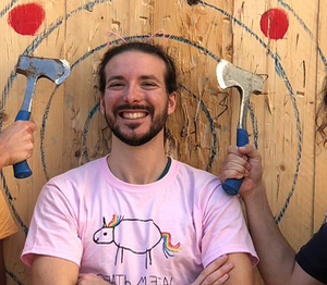 Bachelor Party XL Axe Throwing
