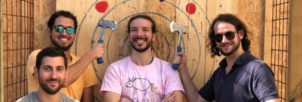 Bachelor Party XL Axe Throwing