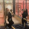 Girls front axe throwing amsterdam